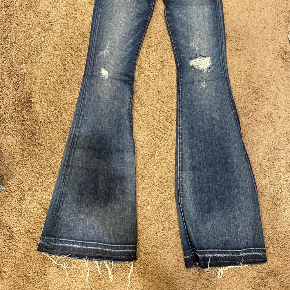 Hudson Mia flare Jean release hem like new